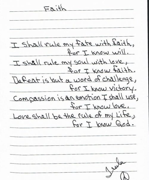trulas poem of faith